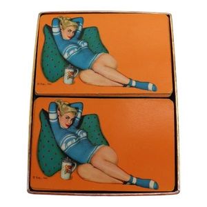Vintage 1940’s Esquire Pin-up Girl Playing Cards Set Design by Al Moore